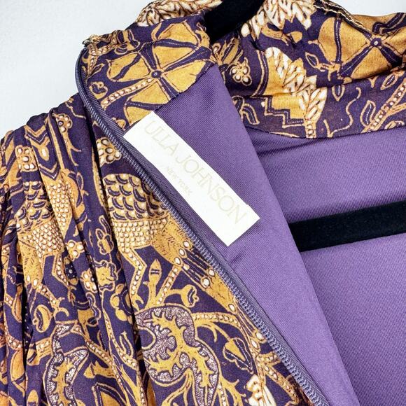 Ulla Johnson Wilhemina Printed Long Sleeve Mini Dress Small - Picture 4 of 13